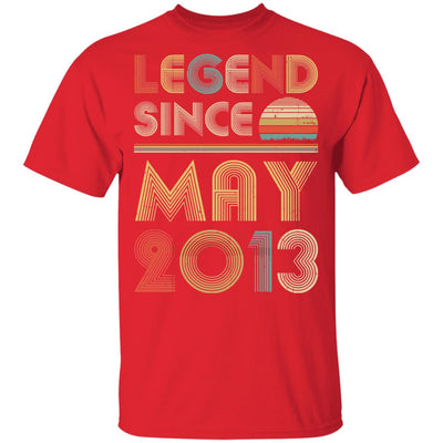 Legend Since May 2013 Vintage 9th Birthday Gifts Youth Youth Shirt | Teecentury.com