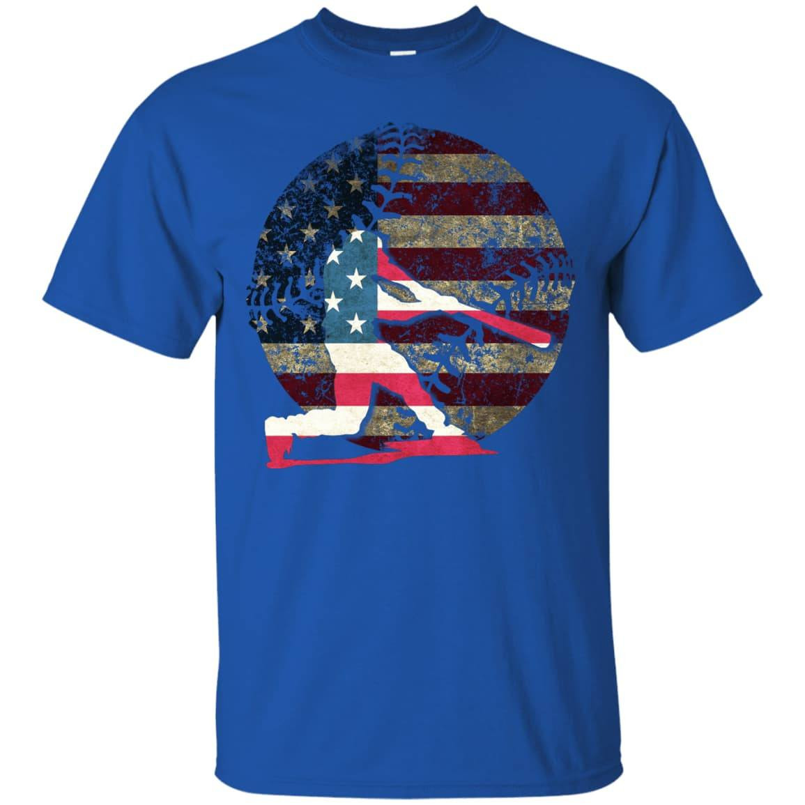 Hitter Baseball America Flag T-Shirt & Hoodie | Teecentury.com