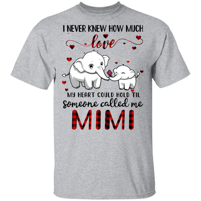 Someone Called Me Mimi Elephant Red Plaid Mother's Day T-Shirt & Hoodie | Teecentury.com