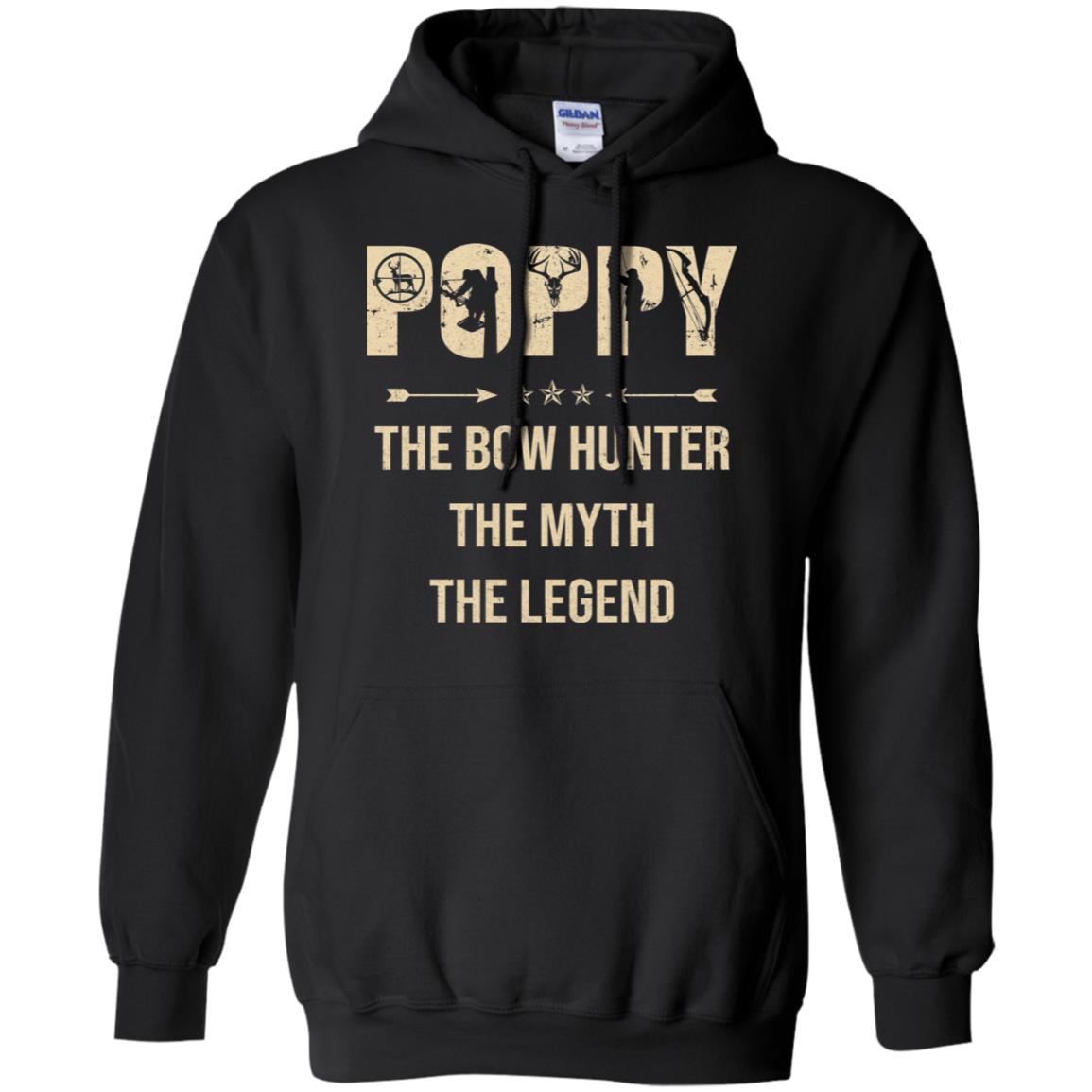 Poppy The Bow Hunter The Myth The Legend Funny Hunting T-Shirt & Hoodie | Teecentury.com