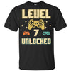 Level 7 Unlocked Video Gamer 7th Birthday Gift Youth Youth Shirt | Teecentury.com