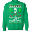 Happy Hockeydays Hockey Ugly Christmas Sweater Xmas Gift T-Shirt & Sweatshirt | Teecentury.com