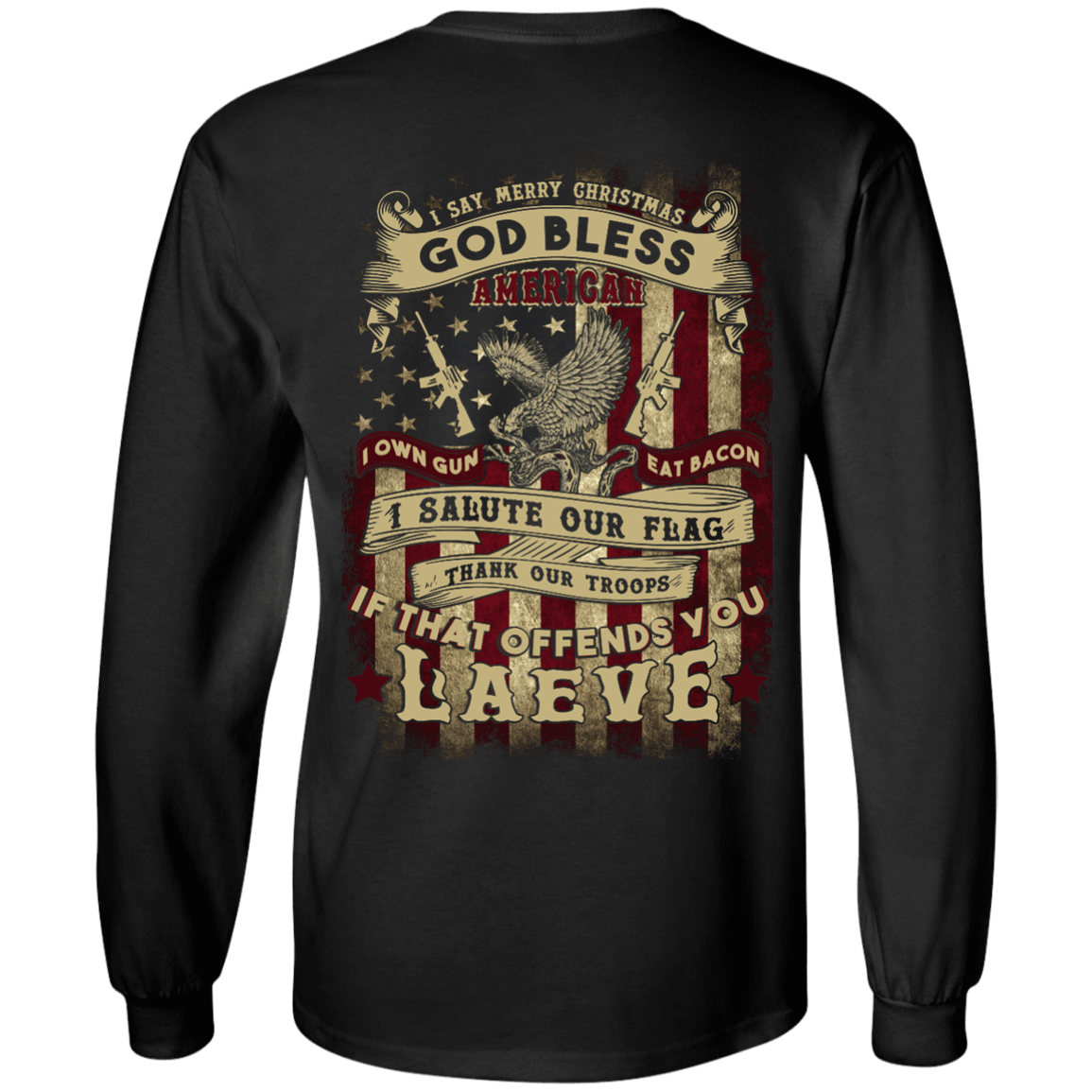 I Say Merry Christmas God Bless America Christmas T-Shirt & Hoodie | Teecentury.com