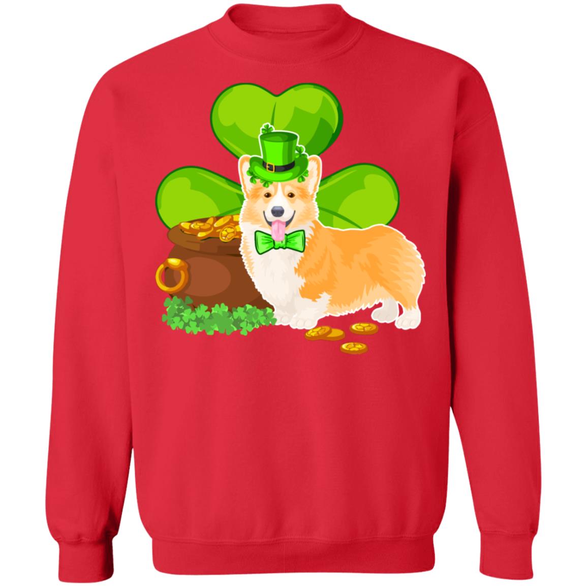Corgi St Patrick's Day Irish Dog Lover Funny Gifts T-Shirt & Hoodie | Teecentury.com