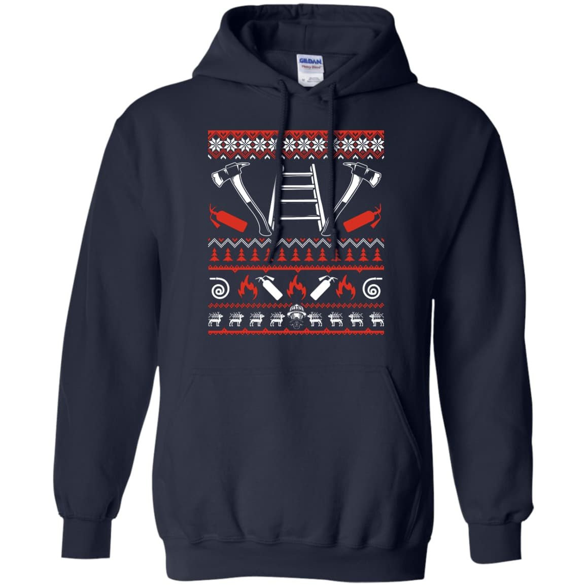 Firefighter Christmas Sweater T-Shirt & Hoodie | Teecentury.com