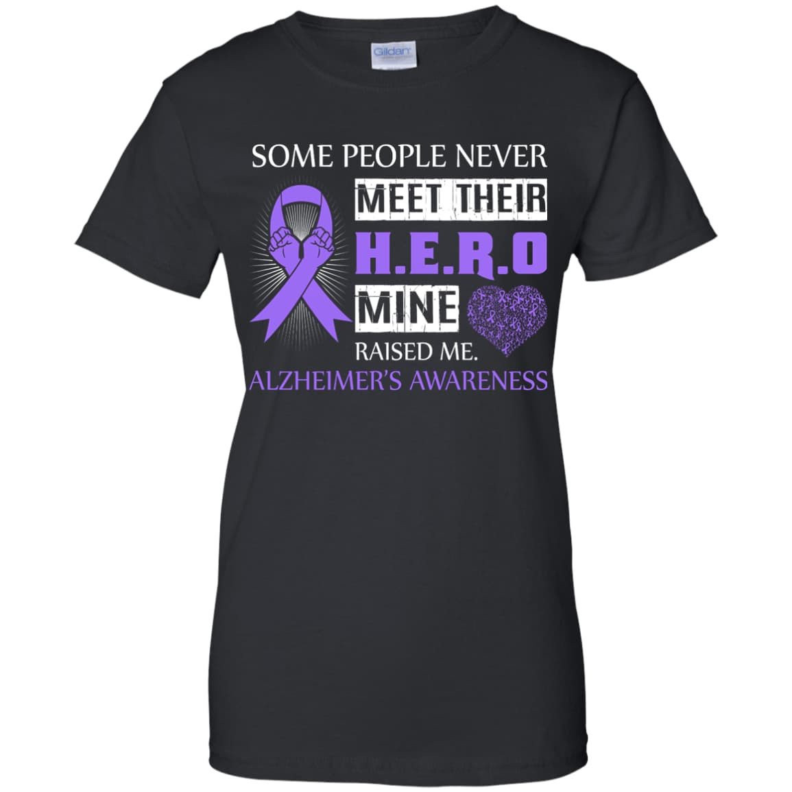Alzheimer's Awareness Some People Never Meet Hero T-Shirt & Hoodie | Teecentury.com