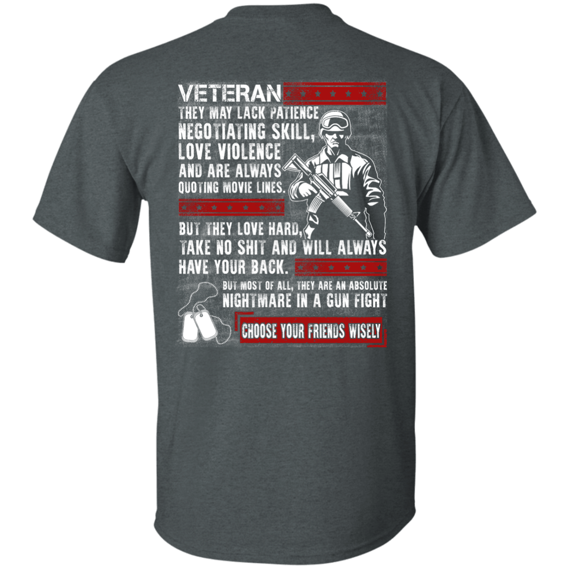 Veteran They May Lack Patience T-Shirt & Hoodie | Teecentury.com