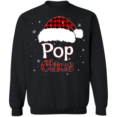 Santa Pop Claus Red Plaid Family Pajamas Christmas Gift T-Shirt & Sweatshirt | Teecentury.com