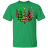 Merry Christmas Tree Leopard Buffalo Plaid Xmas Gifts T-Shirt & Sweatshirt | Teecentury.com