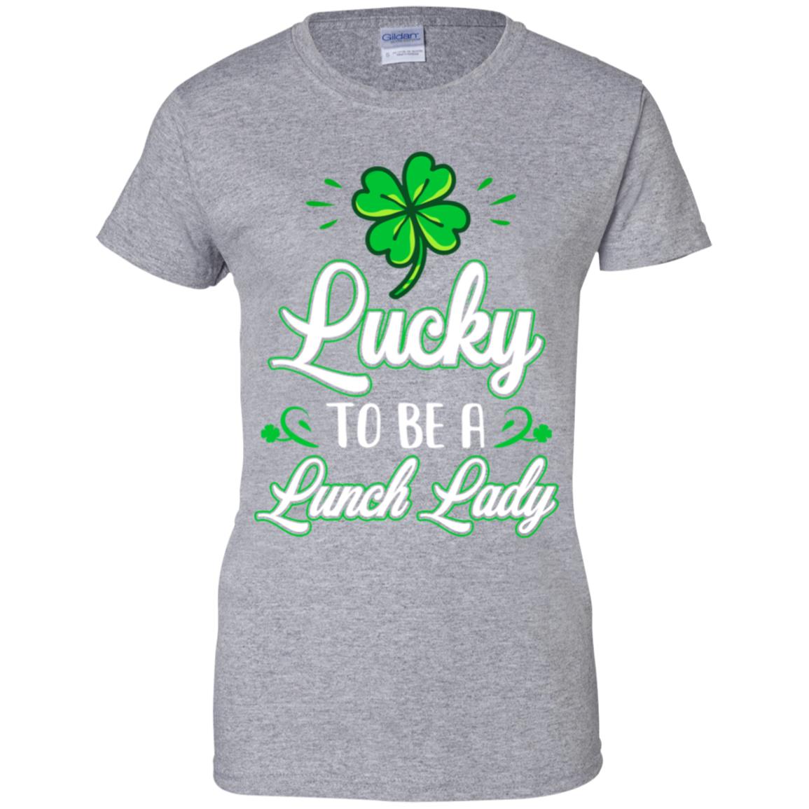 Lucky To Be A Lunch Lady St Patricks Day School Teacher T-Shirt & Hoodie | Teecentury.com
