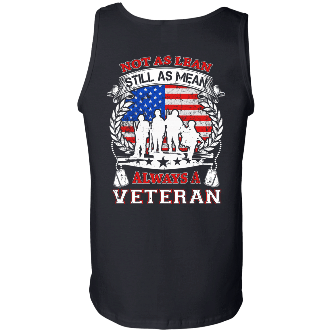 Not As Lean Still As Mean Always A Veteran T-Shirt & Hoodie | Teecentury.com