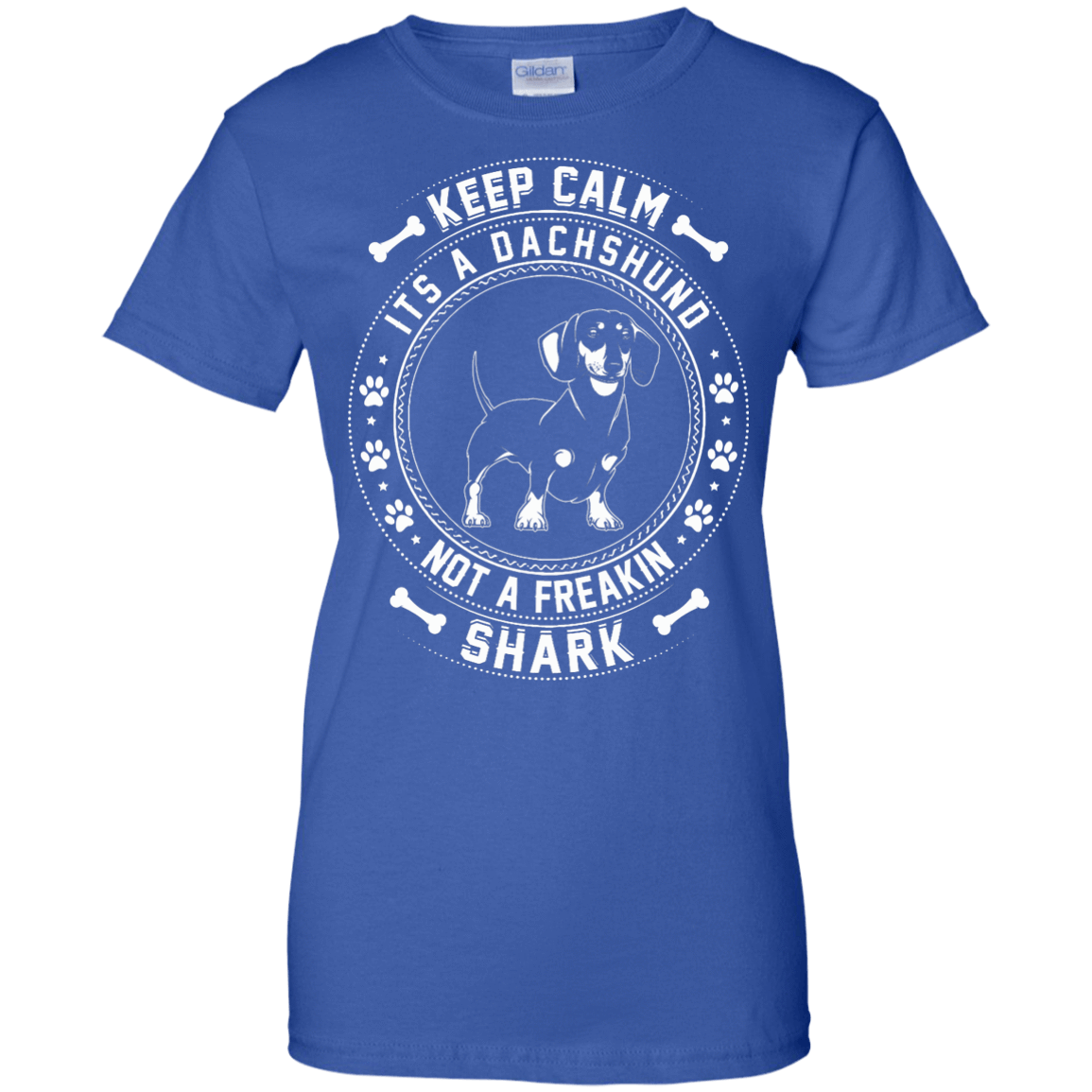 Keep Calm It's A Dachshund Not A Freaking Shark T-Shirt & Hoodie | Teecentury.com