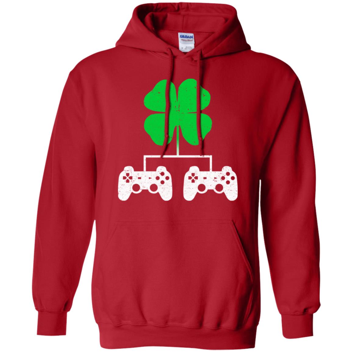Video Game Clover Controller Gamer St Patrick's Day T-Shirt & Hoodie | Teecentury.com