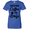 Weekends Coffee And Dogs Lover Gifts T-Shirt & Tank Top | Teecentury.com