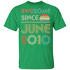 Awesome Since June 2010 Vintage 12th Birthday Gifts Youth Youth Shirt | Teecentury.com