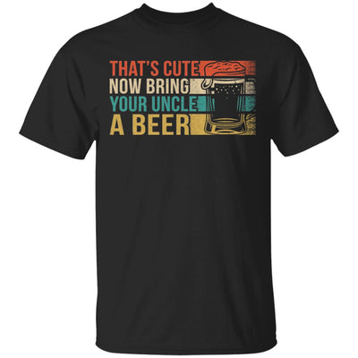 Vintage Drinking That's Cute Now Bring Your Uncle A Beer T-Shirt & Hoodie | Teecentury.com