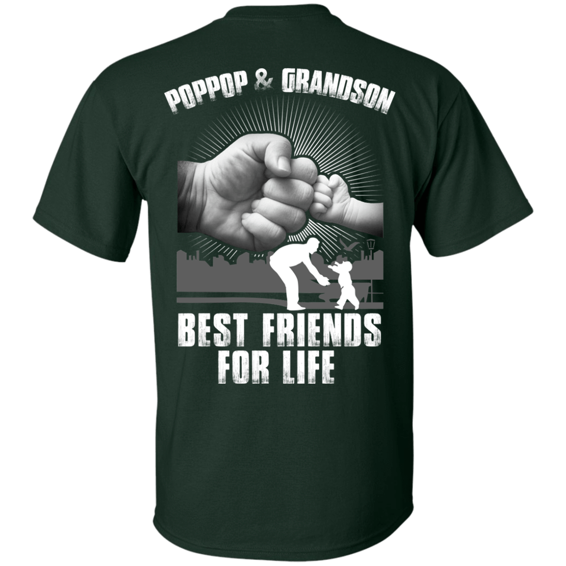 Poppop And Grandson Best Friends For Life T-Shirt & Hoodie | Teecentury.com