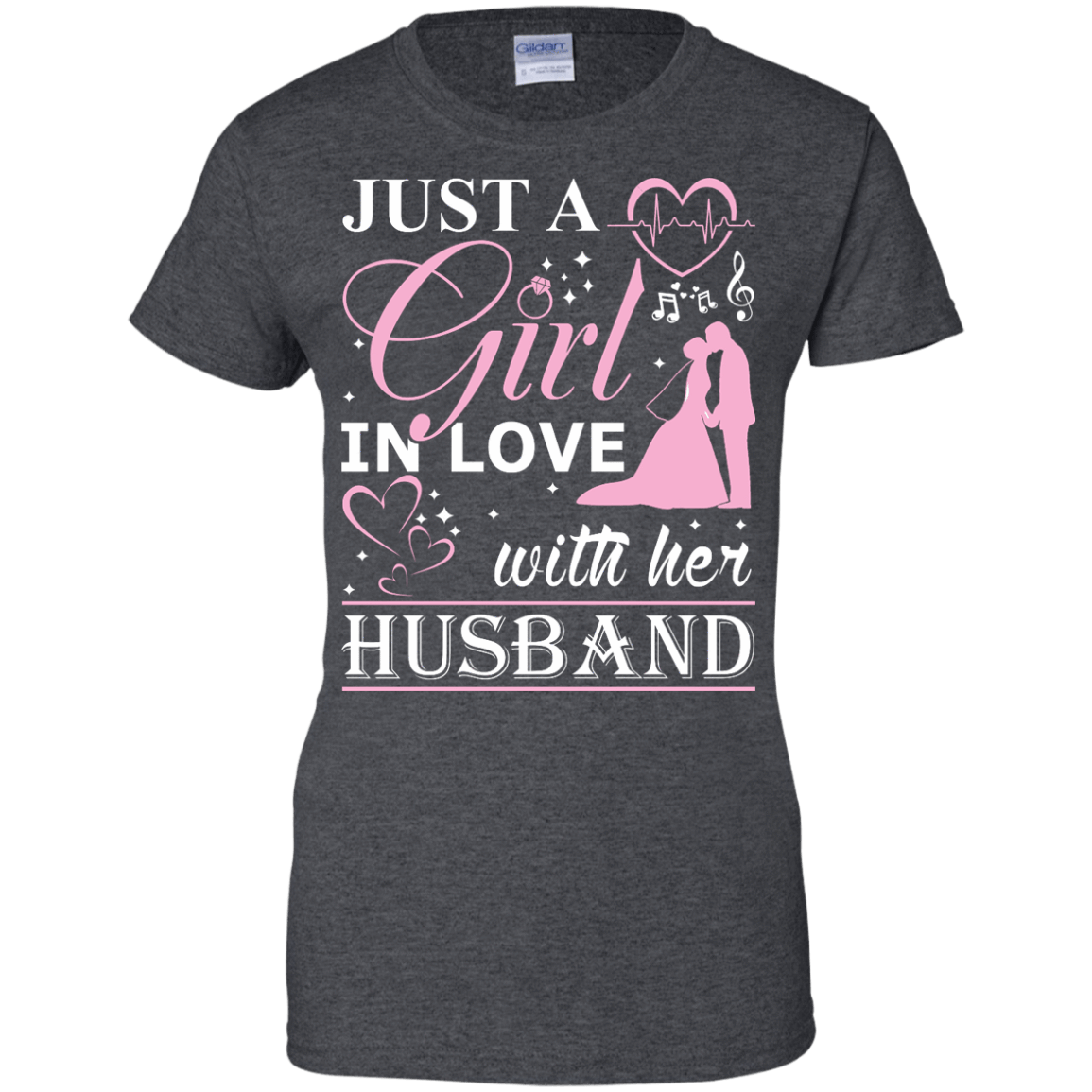 Just A Girl In Love With Her Husband T-Shirt & Hoodie | Teecentury.com