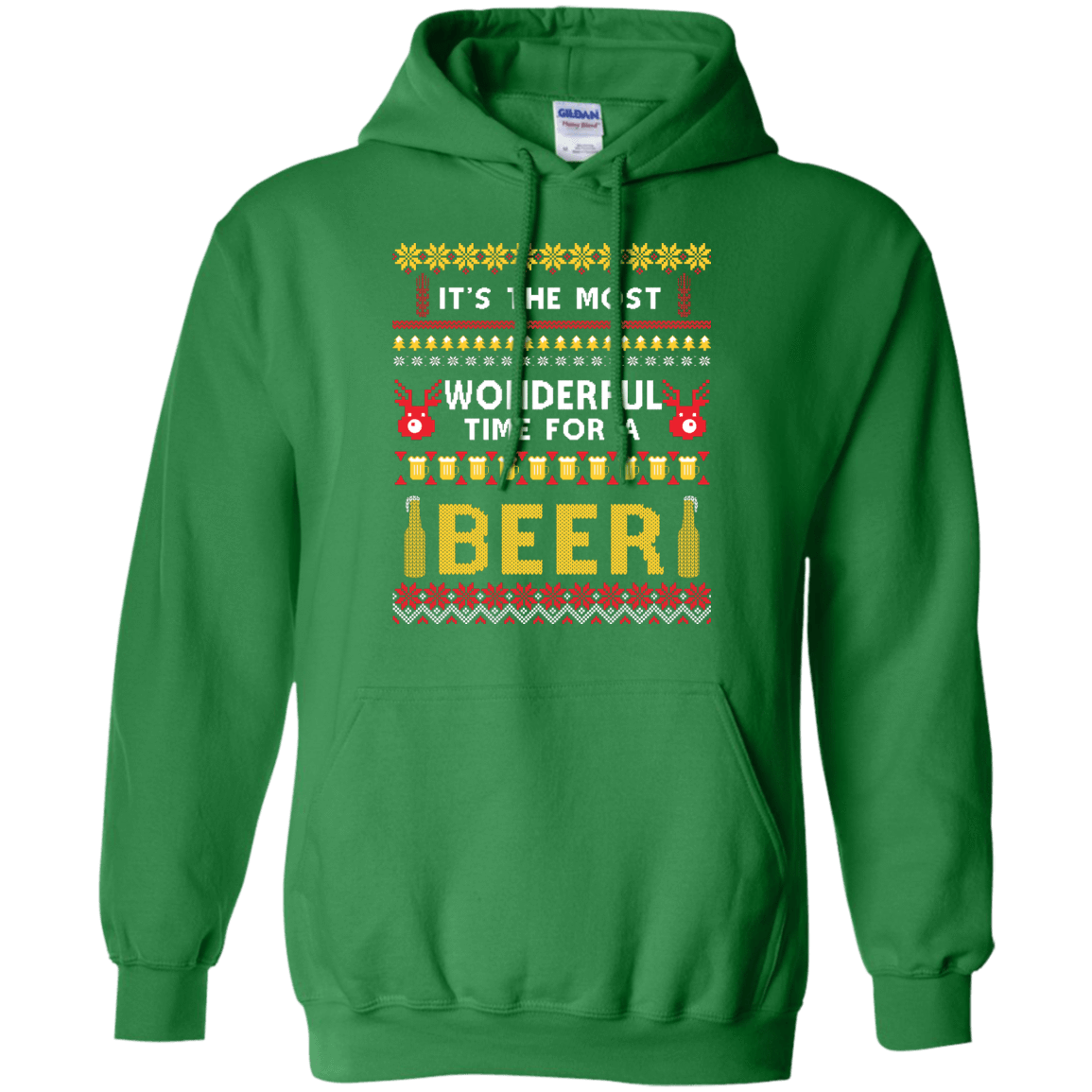 It's The Most Wonderful Time For A Beer Ugly Sweater T-Shirt & Hoodie | Teecentury.com