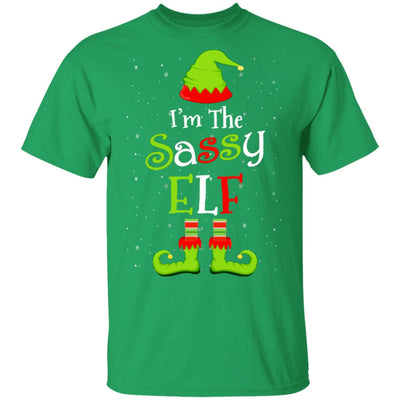 I'm The Sassy Elf Family Matching Funny Christmas Group Gift T-Shirt & Sweatshirt | Teecentury.com