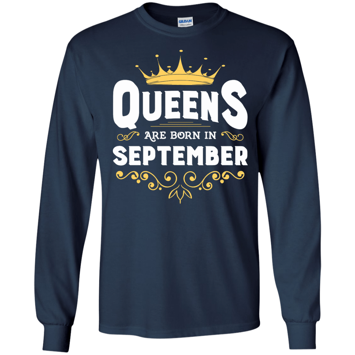 Queens Are Born In September T-Shirt & Hoodie | Teecentury.com