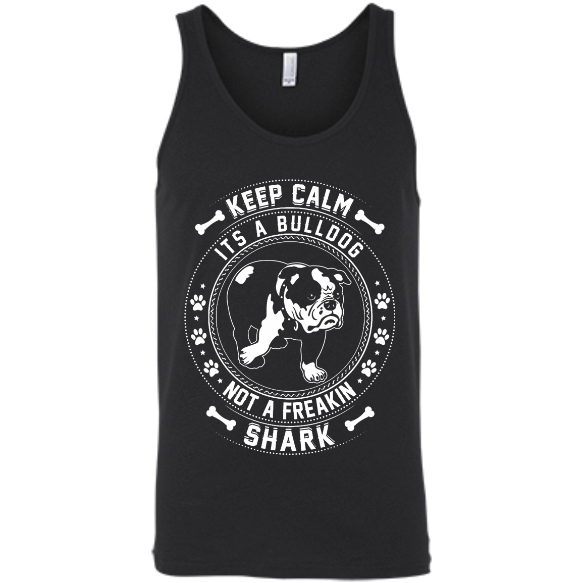 Keep Calm It's A Bulldog Not A Freaking Shark T-Shirt & Hoodie | Teecentury.com