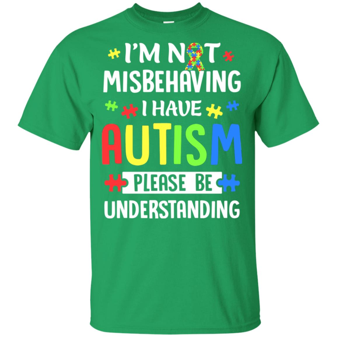 Autism Awareness I'm Not Misbehaving I Have Autism Youth Youth Shirt | Teecentury.com
