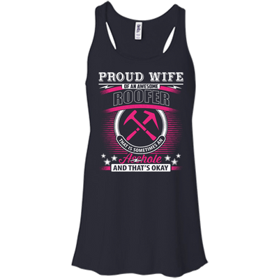Proud Wife Of An Awesome Roofer T-Shirt & Hoodie | Teecentury.com