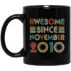 Awesome Since November 2010 Vintage 12th Birthday Gifts Mug Coffee Mug | Teecentury.com