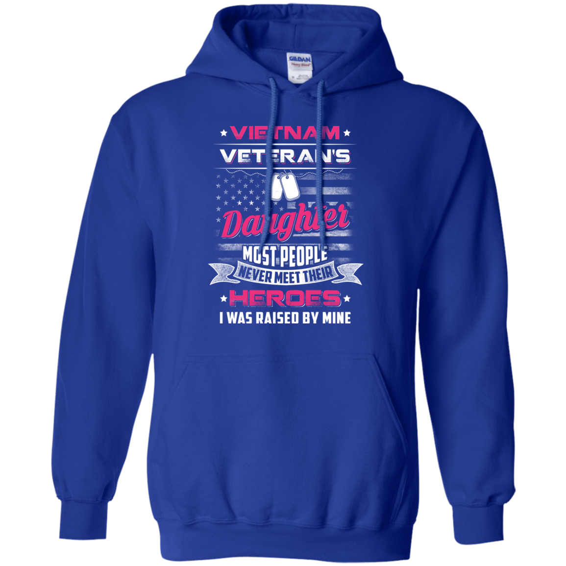 Vietnam Veteran's Daughter I Was Raised By Mine T-Shirt & Hoodie | Teecentury.com