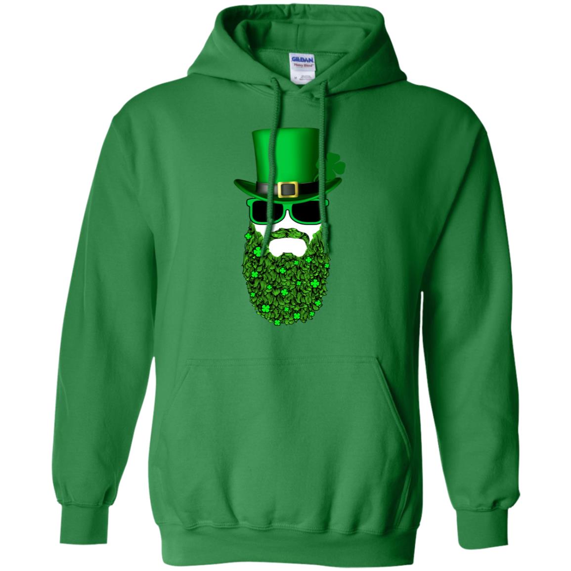 Bearded Man Moustache Leprechauns St Patrick's Day T-Shirt & Hoodie | Teecentury.com