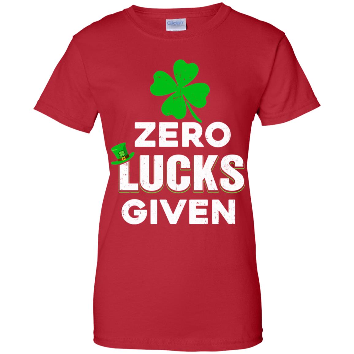 Zero Lucks Given St Patricks Day T-Shirt & Hoodie | Teecentury.com