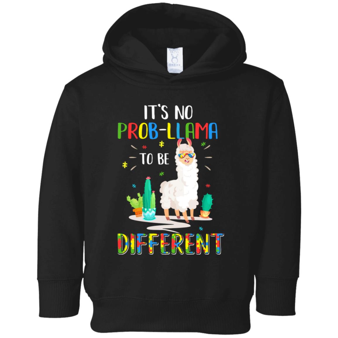 No Prob Llama To Be Different Llama Autism Awareness Gift Youth Youth Shirt | Teecentury.com