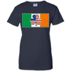 Shamrock Irish Ireland USA American Flag Gift T-Shirt & Hoodie | Teecentury.com