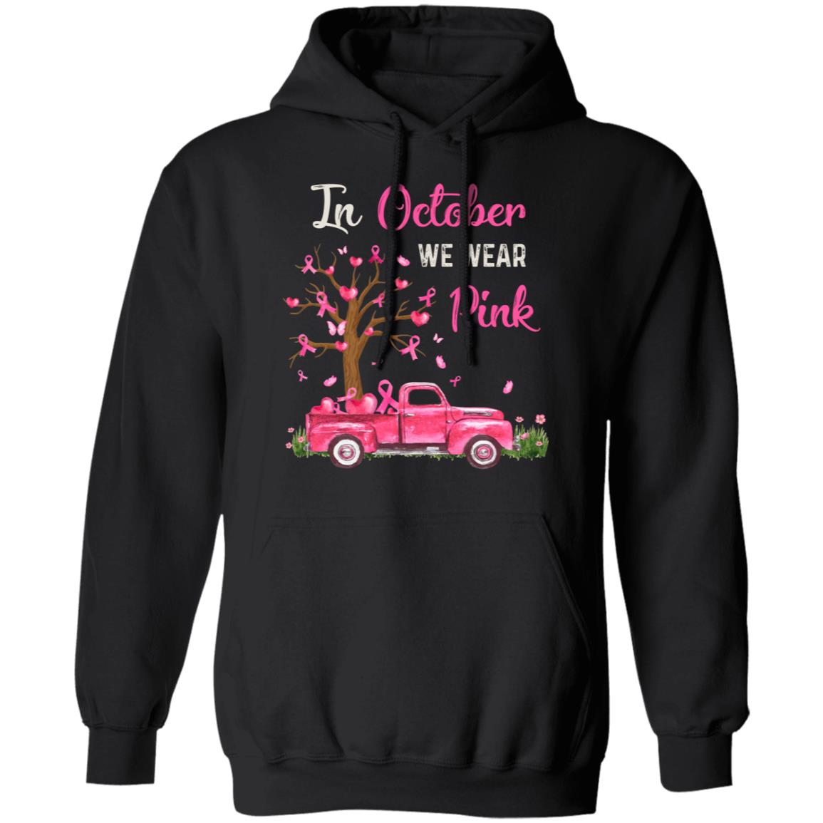 In October We Wear Pink Support Breast Cancer Awareness T-Shirt & Hoodie | Teecentury.com