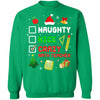 Naughty Nice Crazy Math Teacher Christmas Funny Xmas Gift T-Shirt & Sweatshirt | Teecentury.com