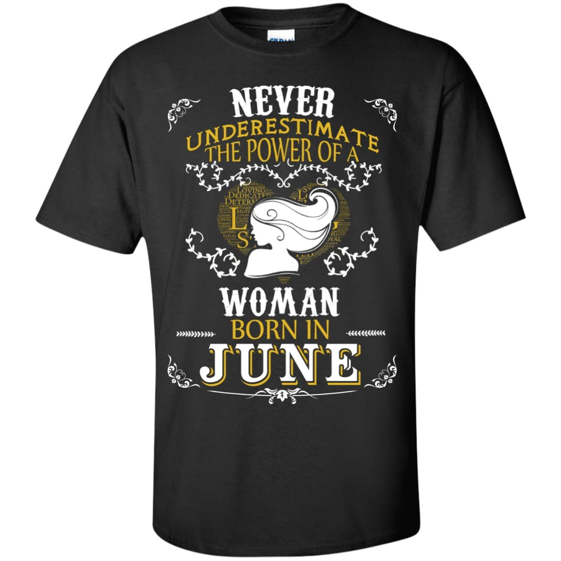 A Woman Born In JUNE T-Shirt & Hoodie | Teecentury.com