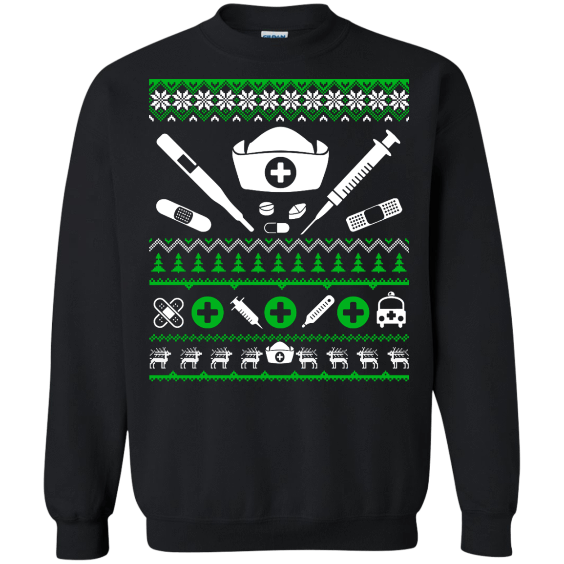 Nurse Christmas Sweater T-Shirt & Hoodie | Teecentury.com