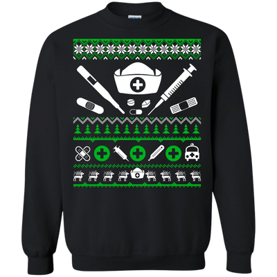 Nurse Christmas Sweater T-Shirt & Hoodie | Teecentury.com