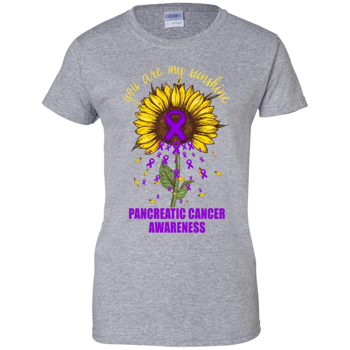 You Are My Sunshine Pancreatic Cancer Awareness T-Shirt & Hoodie | Teecentury.com