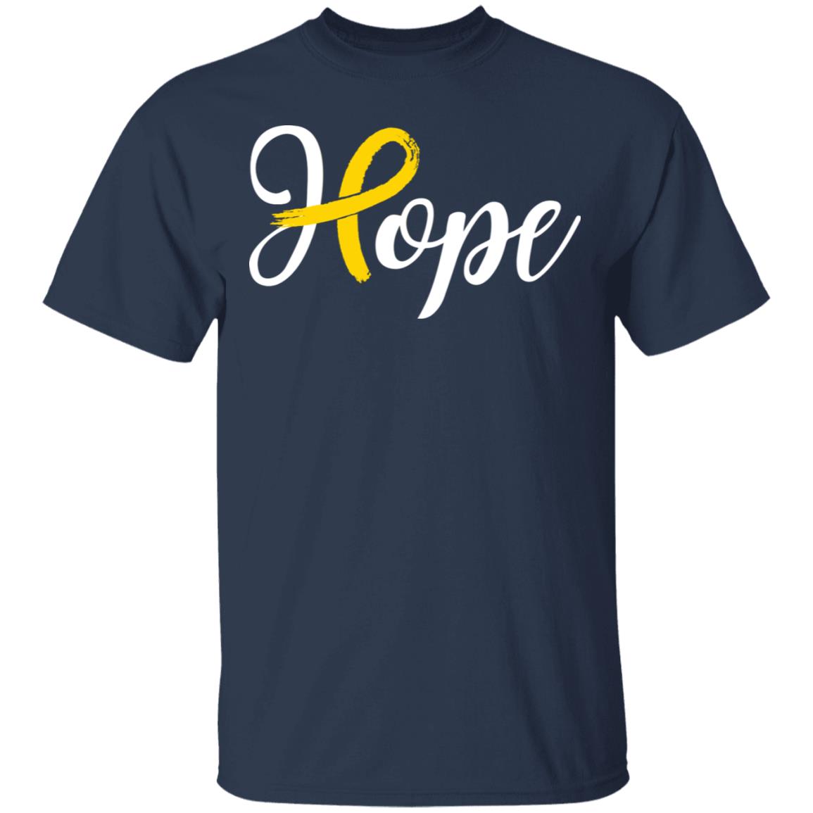 Childhood Cancer Awareness Gold Ribbon Hope T-Shirt & Hoodie | Teecentury.com