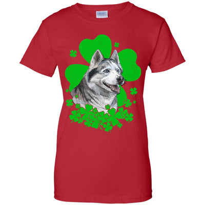 Siberian Husky St. Patrick's Day Clovers T-Shirt & Hoodie | Teecentury.com