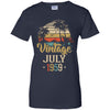 Retro Classic Vintage July 1959 63th Birthday Gift T-Shirt & Hoodie | Teecentury.com