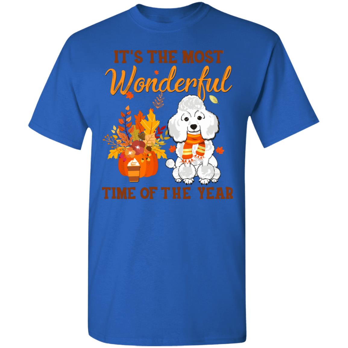 Poodle Autumn It's The Most Wonderful Time Of The Year T-Shirt & Hoodie | Teecentury.com