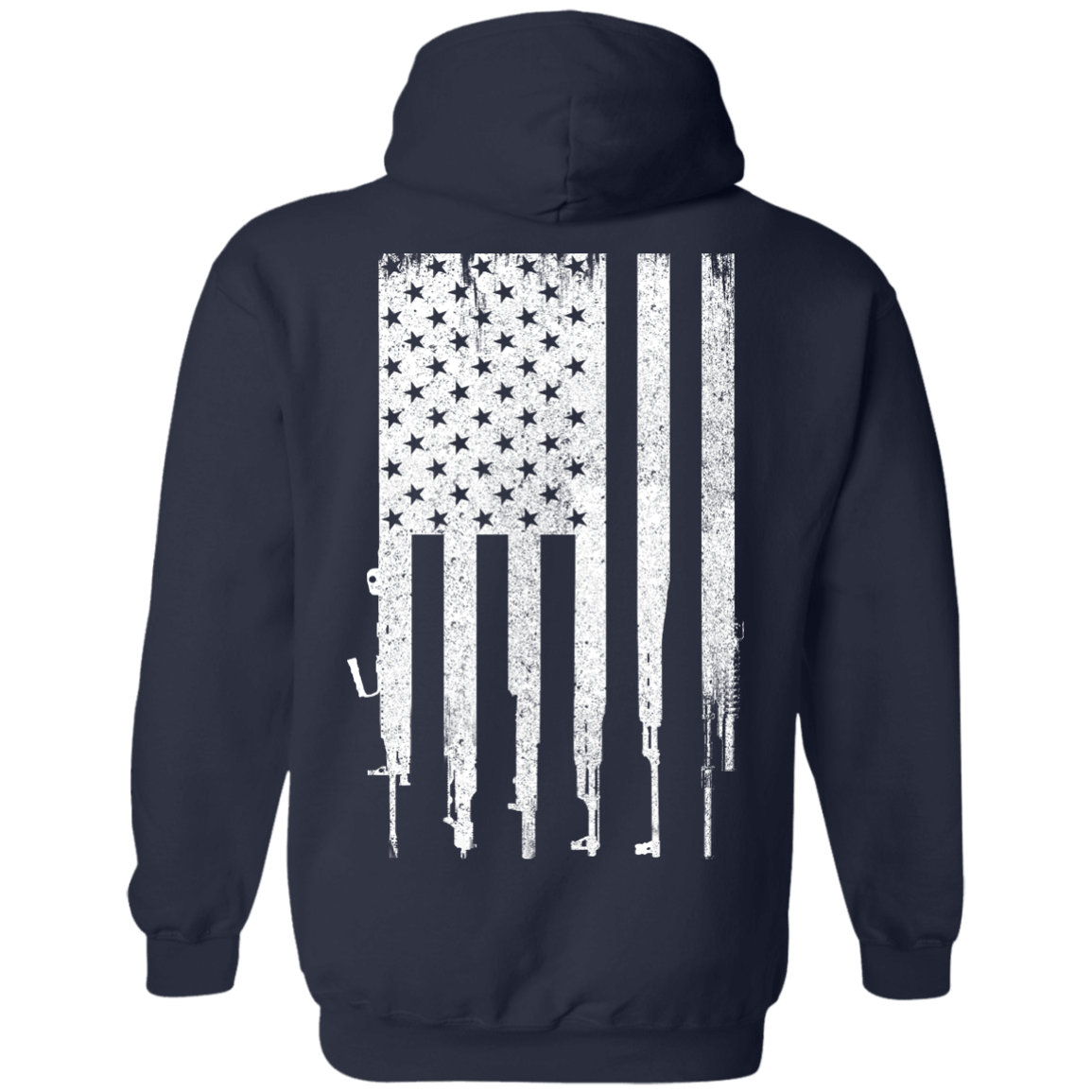 Rifle American Gun Flag T-Shirt & Hoodie | Teecentury.com