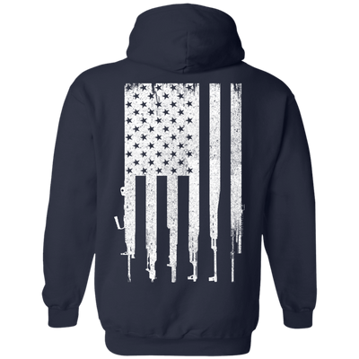 Rifle American Gun Flag T-Shirt & Hoodie | Teecentury.com
