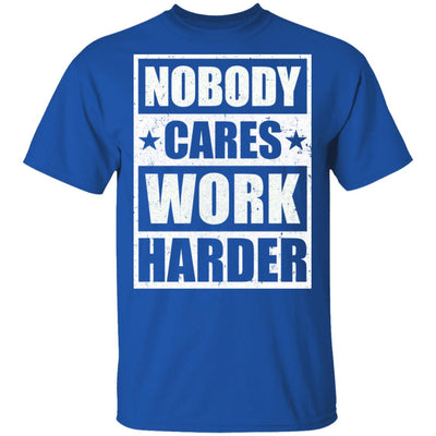 Nobody Cares Work Harder Fitness Workout Gym Gift T-Shirt & Tank Top | Teecentury.com
