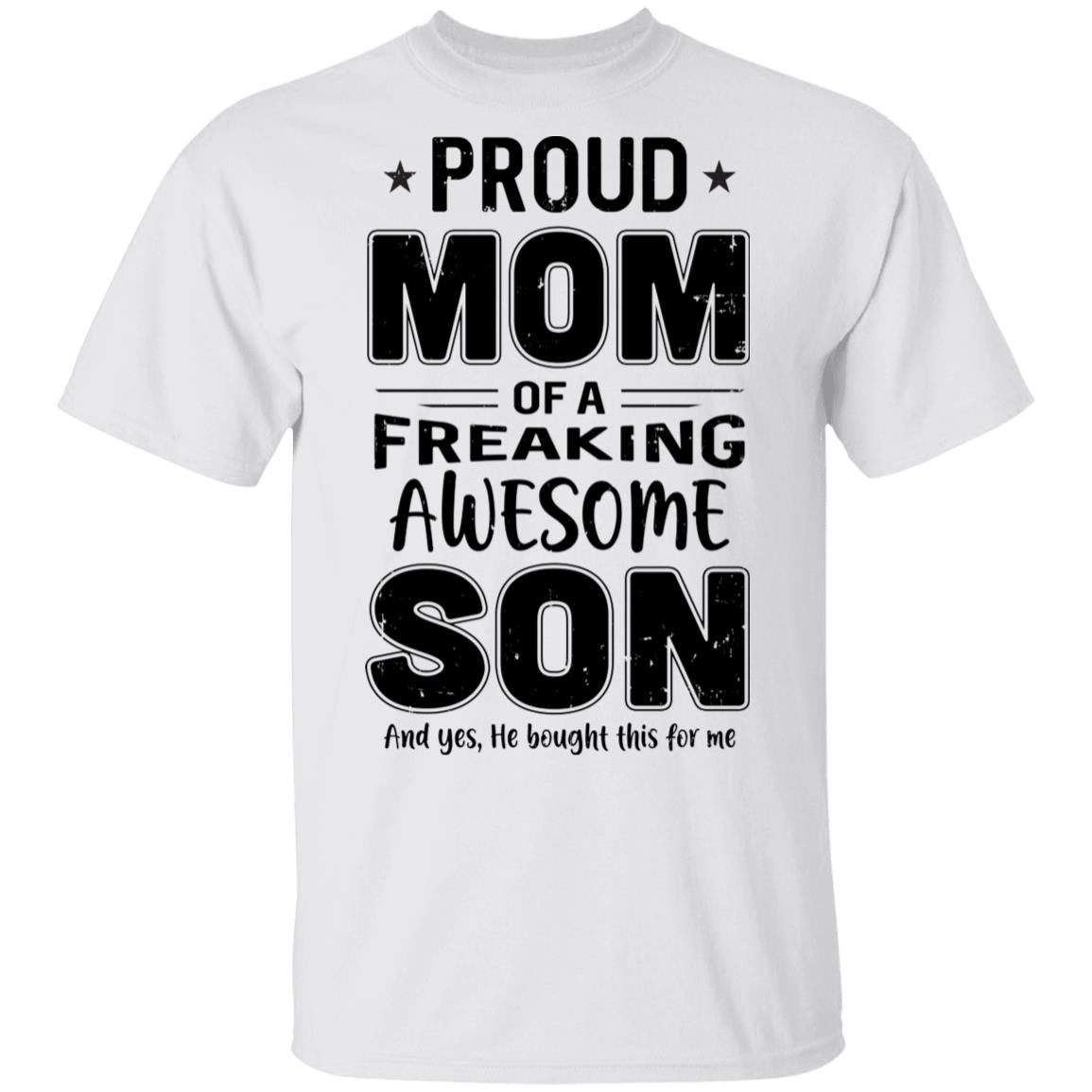 Proud Mom of Freaking Awesome Son Mug Personalized – Personalized