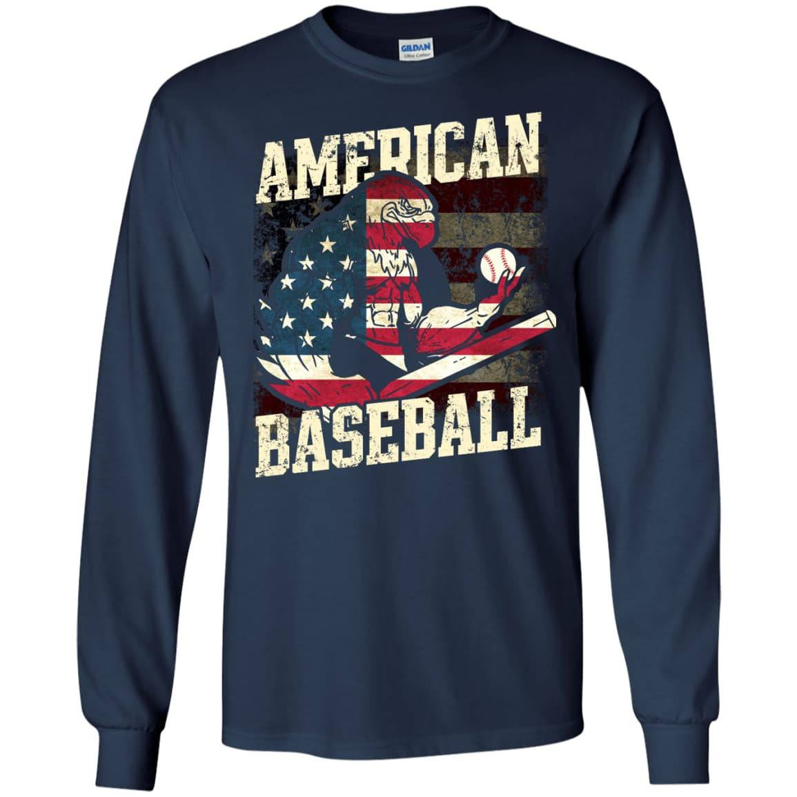 Badass Eagle American Baseball T-Shirt & Hoodie | Teecentury.com
