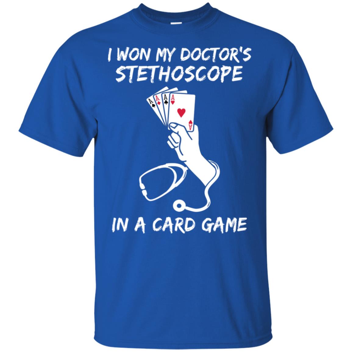 I Won My Doctor's Stethoscope Card Game Nurses Playing Cards